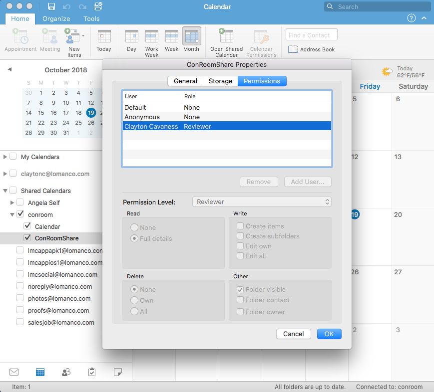 Sharing Windows Outlook Calendars With Outlook On Mac Clayton Cavaness